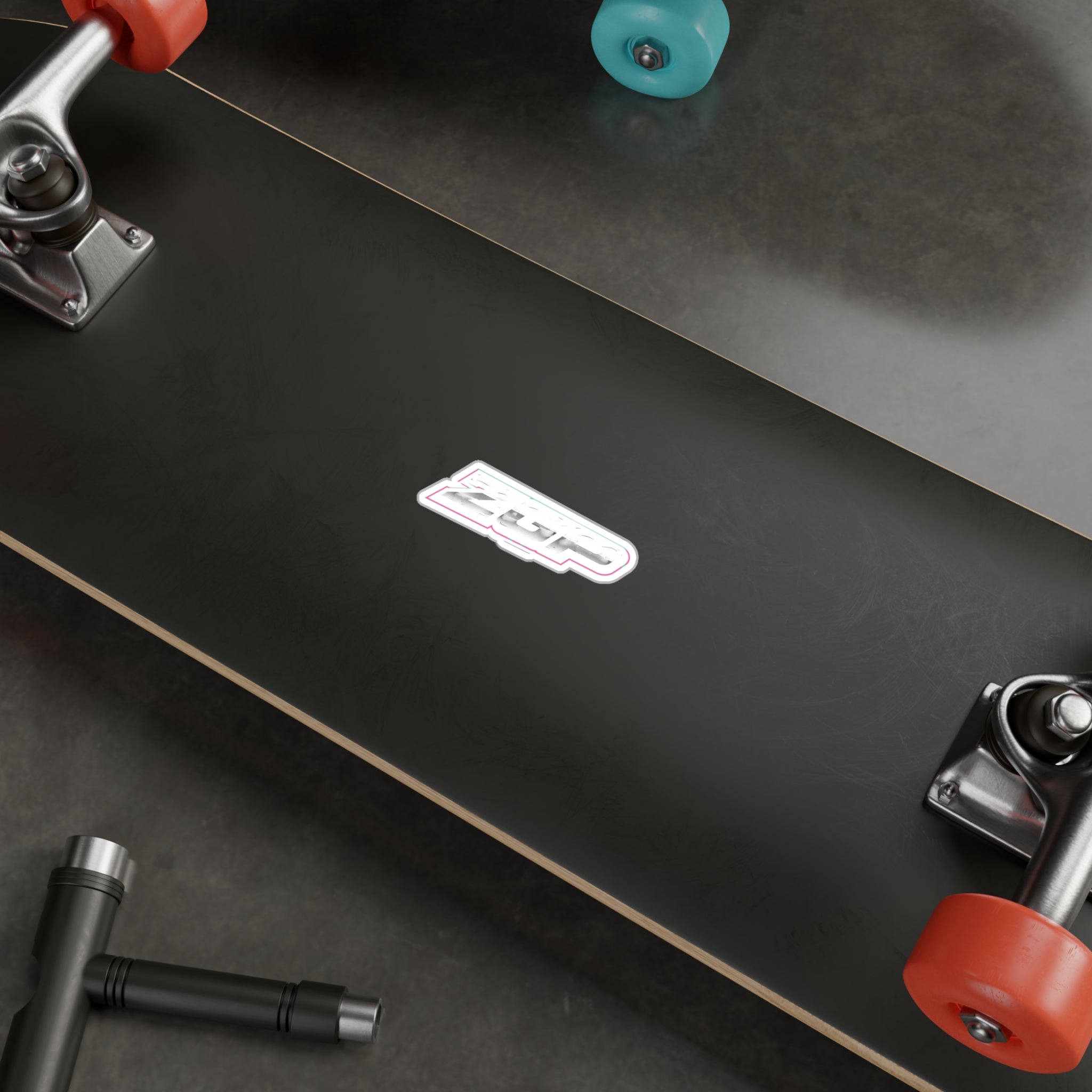 ZGP chrome and pink decal