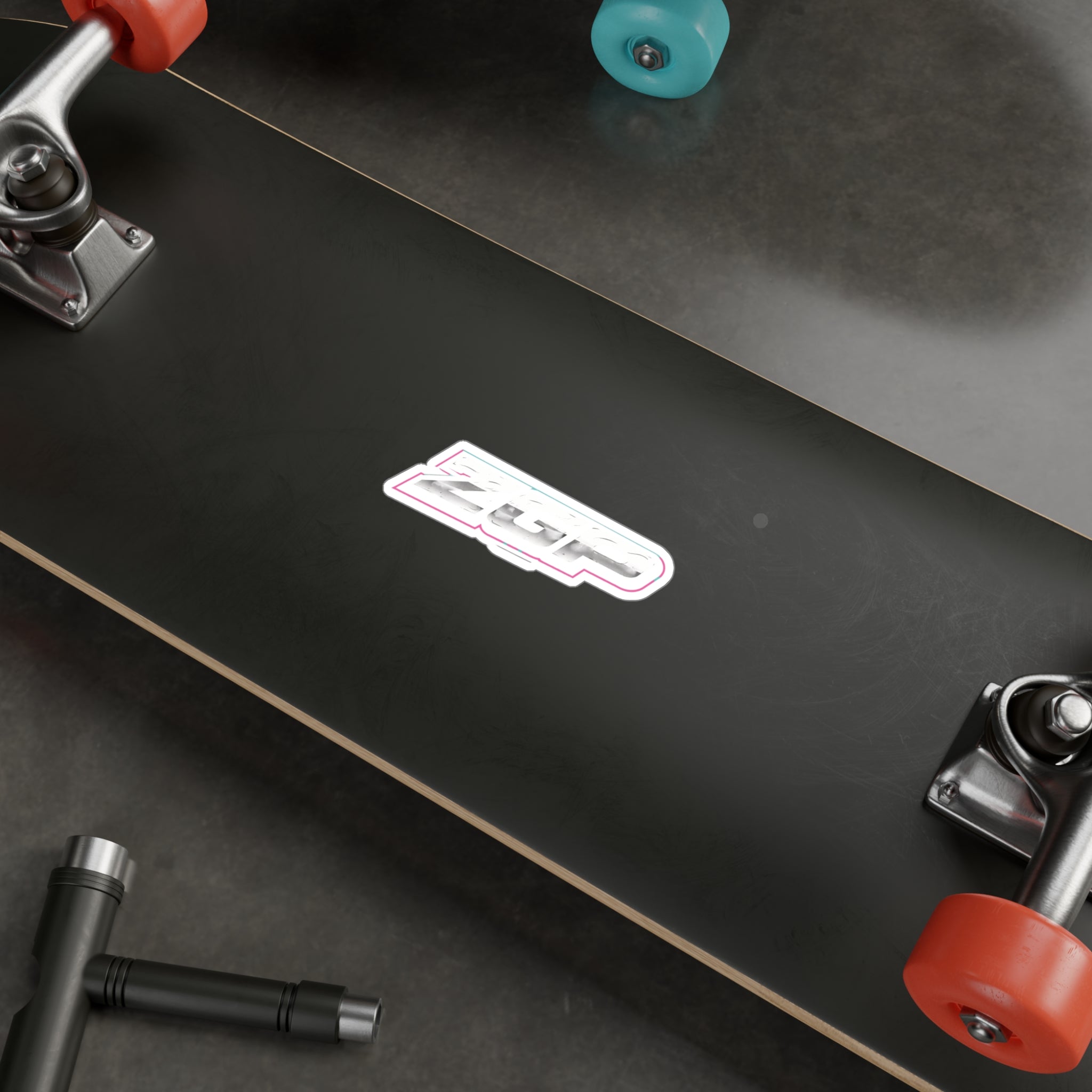 ZGP chrome and pink decal